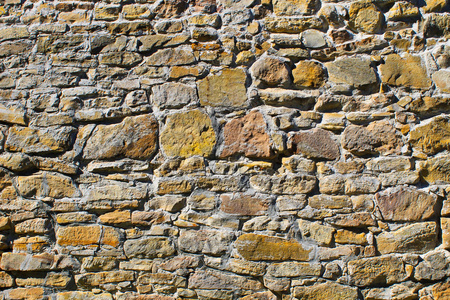 老石头墙的背景