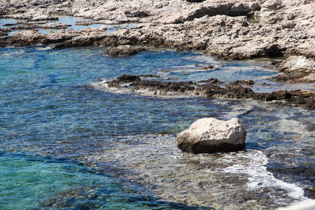 格里弗斯岛巴洛斯水晶蓝海。