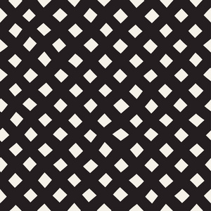 手工绘制的线条格子.矢量无缝黑色和白色花纹照片