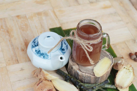 生姜茶新鲜生姜片美味