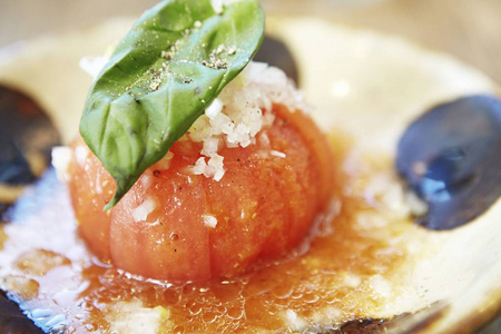 日本番茄芝士照片
