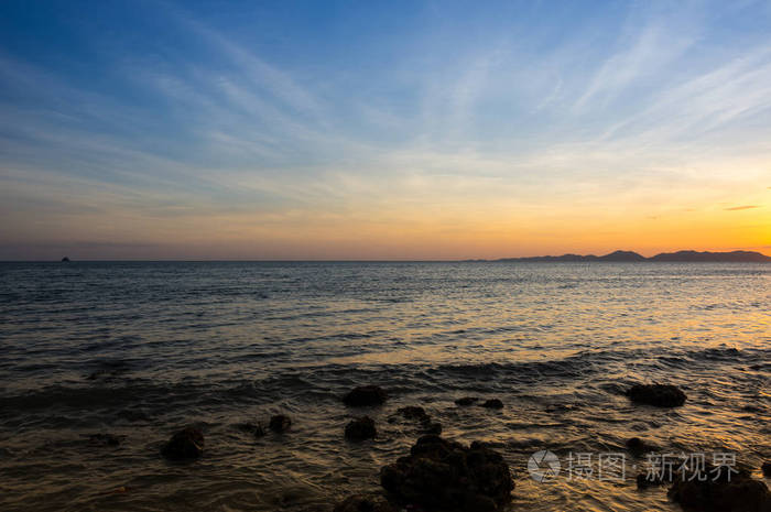 安达曼海的日落