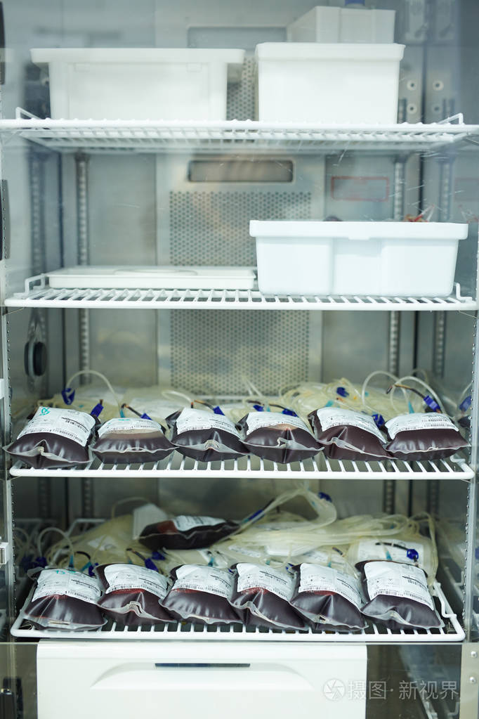 在血袋新鲜血液