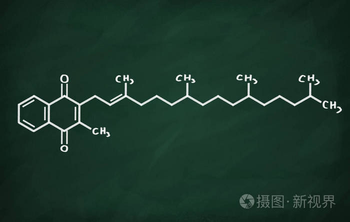 维生素 k 的结构模型