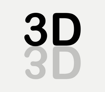 图标说明 3d 字
