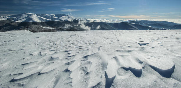 冬季高山雪山