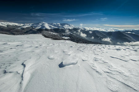 冬季高山雪山