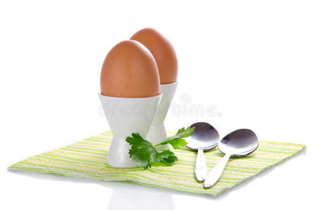 煮鸡蛋作佐料