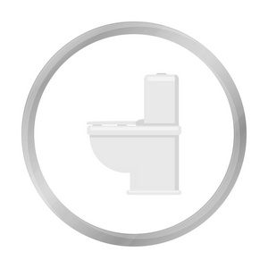 Wc 厕所图标的 web 和移动矢量图