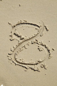 写在沙子上的数字