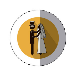 符号已婚的夫妇图标图像
