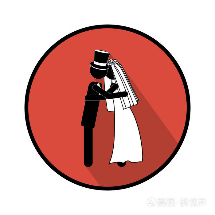 符号已婚的夫妇图标图像