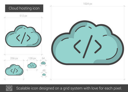 云托管线图标