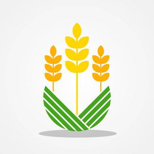 农业类型标志模板农业行业趋势分析平面样式设计插图为品牌公司