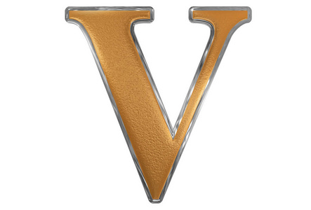 罗马数字 v,西洋参,5,五,孤立的白色背景上照片