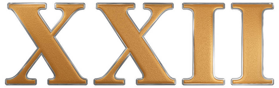 数字二十二罗马数字二十二 垛 et viginti,22,二十二岁,tisolated 上