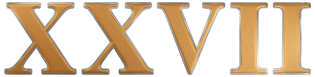 数字十七繁体字罗马数字 xxvii 号 septem et viginti,27,二十七个