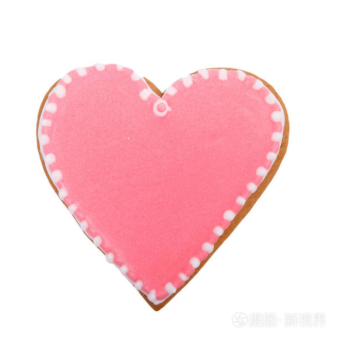 甜蜜的蛋糕,一颗心的形状