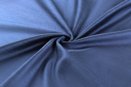 蓝色背景豪华型布或波浪褶皱的 grunge 丝绸质地缎天鹅绒照片