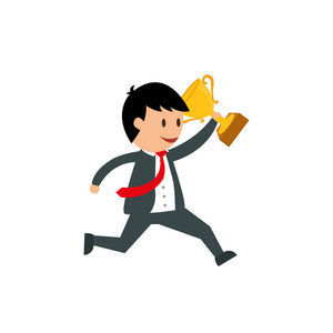 商人的企业家卡通照片