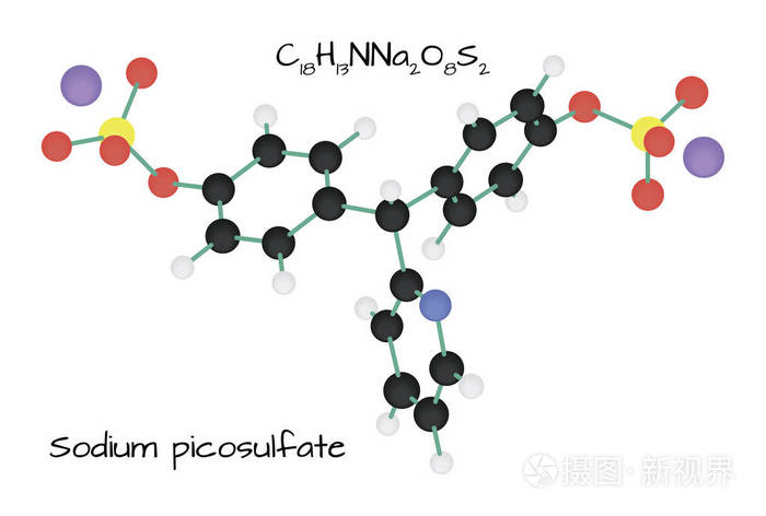 分子硫酸钠 C18h13nna2o8s2