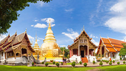 泰国清迈的 phra singh 寺庙
