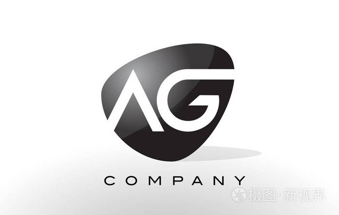 Ag 的标志。信设计矢量