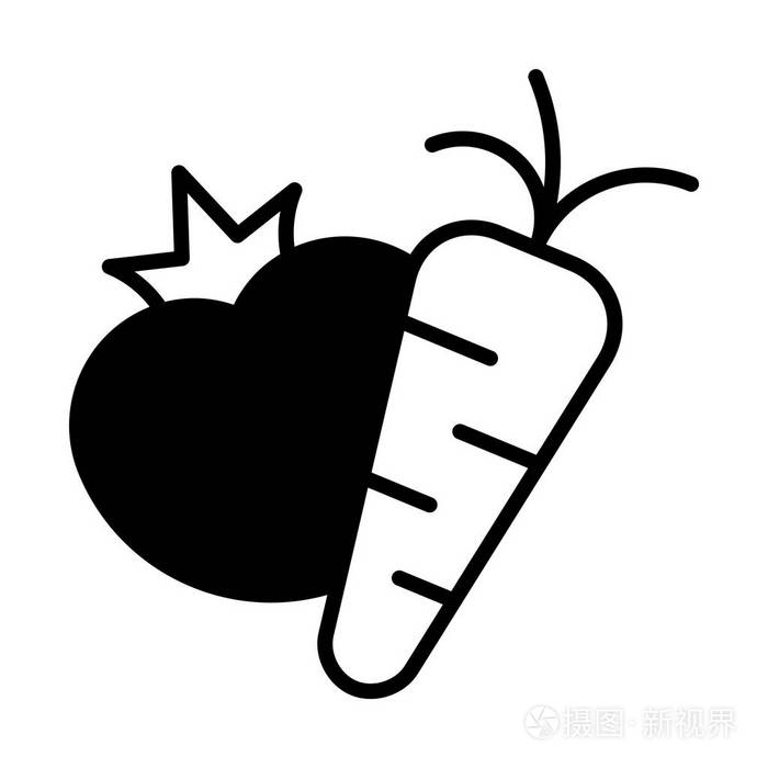 蔬菜图标的设计