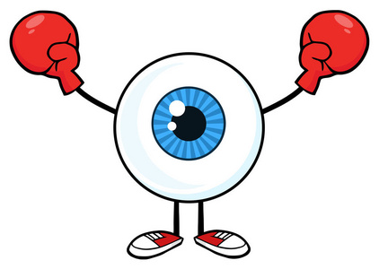 眼球卡通人物照片