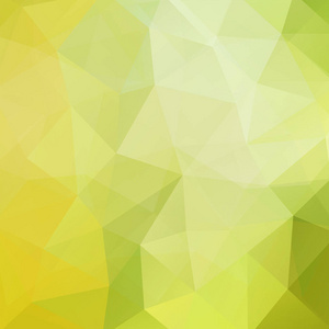 多边形矢量背景。可以用在封面设计 画册设计 网站背景。矢量图。柔和的绿 黄颜色