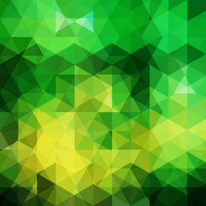 三角绿色矢量背景。可以用在封面设计 画册设计 网站背景。矢量图