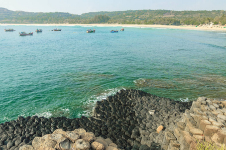 越南船民在 Ghenh 大直径