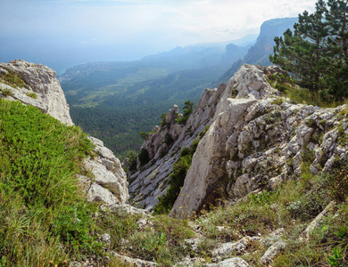 克里米亚，雅尔塔，山 Ai Petri