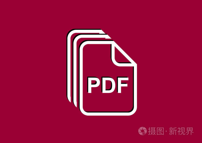 Pdf 文件简单的 web 图标