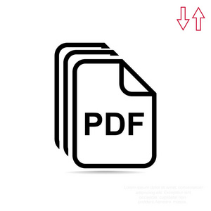 Pdf 文件简单的 web 图标