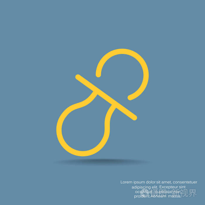 安抚奶嘴web图标