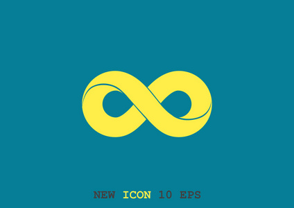 无穷大符号 web 图标照片