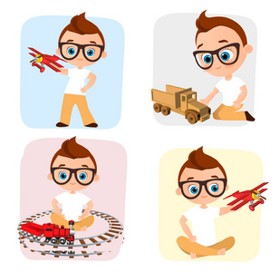 玩具火车卡通图片