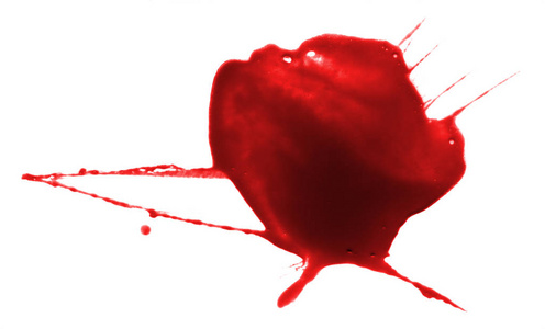 红漆的飞溅艺术专色墨迹滴血滴图片