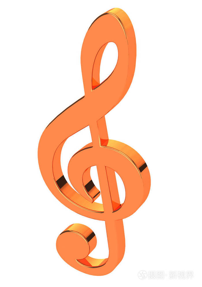 3d黄金高音谱号