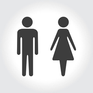 卫生标识男人和女人,卫生间标识照片