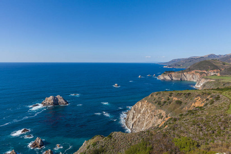 风景秀丽的加利福尼亚太平洋海岸图片