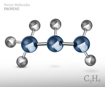 丙烯分子图像