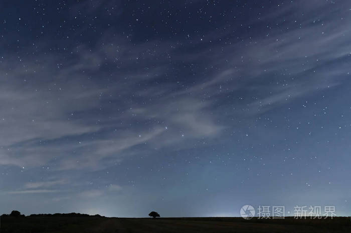 夜晚的天空