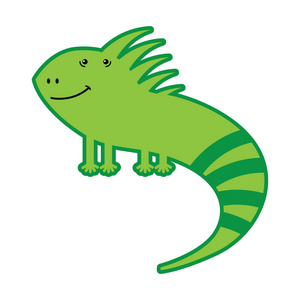 快乐的绿鬣蜥,幼儿园, 小学, 玩具店, 儿童服饰店.儿童品牌的标识照片