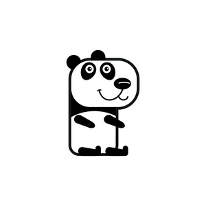 动物矢量图白色背景上分离 幼儿园 小学 玩具店 儿童服饰店的快乐刺猬 儿童品牌的标识插画 正版商用图片0xk2hw 摄图新视界