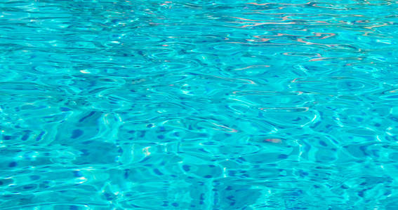 游泳池蓝色水波纹纹理背景