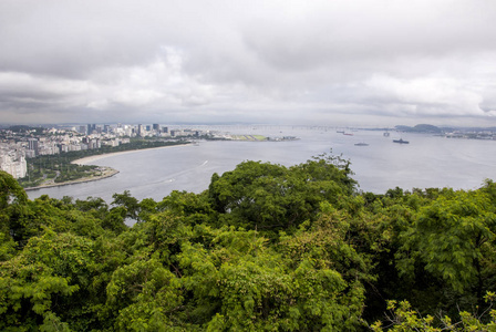 博塔福戈在里约热内卢海湾的视图