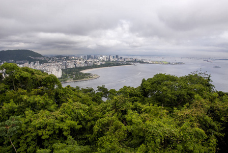 博塔福戈在里约热内卢海湾的视图