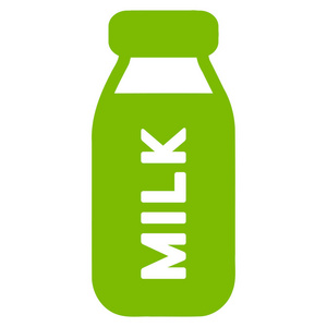 糖浆瓶图标牛奶瓶平面矢量图标照片